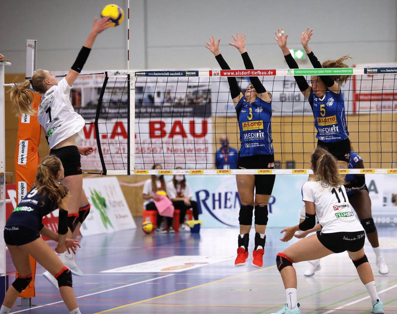 Isabelle Marciniak (3) wurde zum zweiten Mal als beste Neuwieder Spielerin (MVP) gewählt. Foto: Eckhard Schwabe.